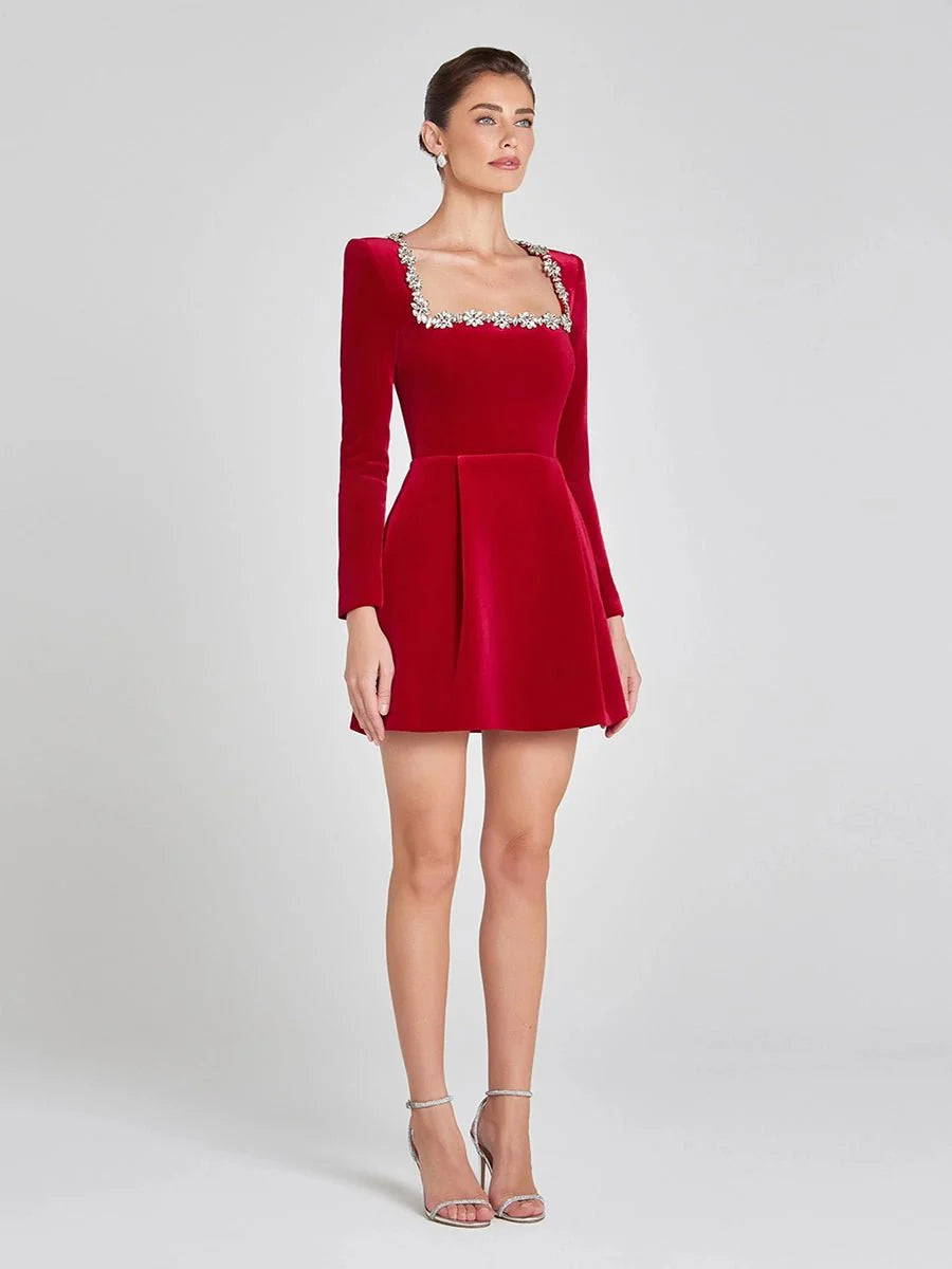 Aila Christmas Dress – Festive Holiday Style