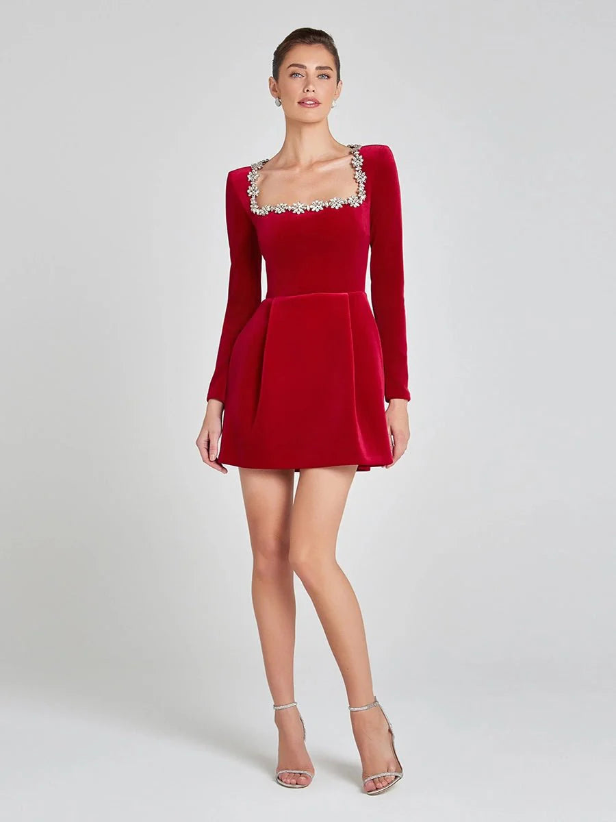 Aila Christmas Dress – Festive Holiday Style