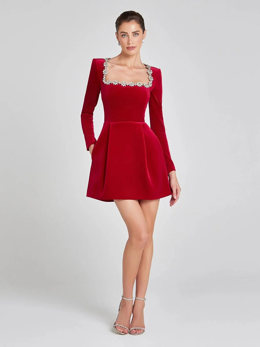 Aila Christmas Dress – Festive Holiday Style
