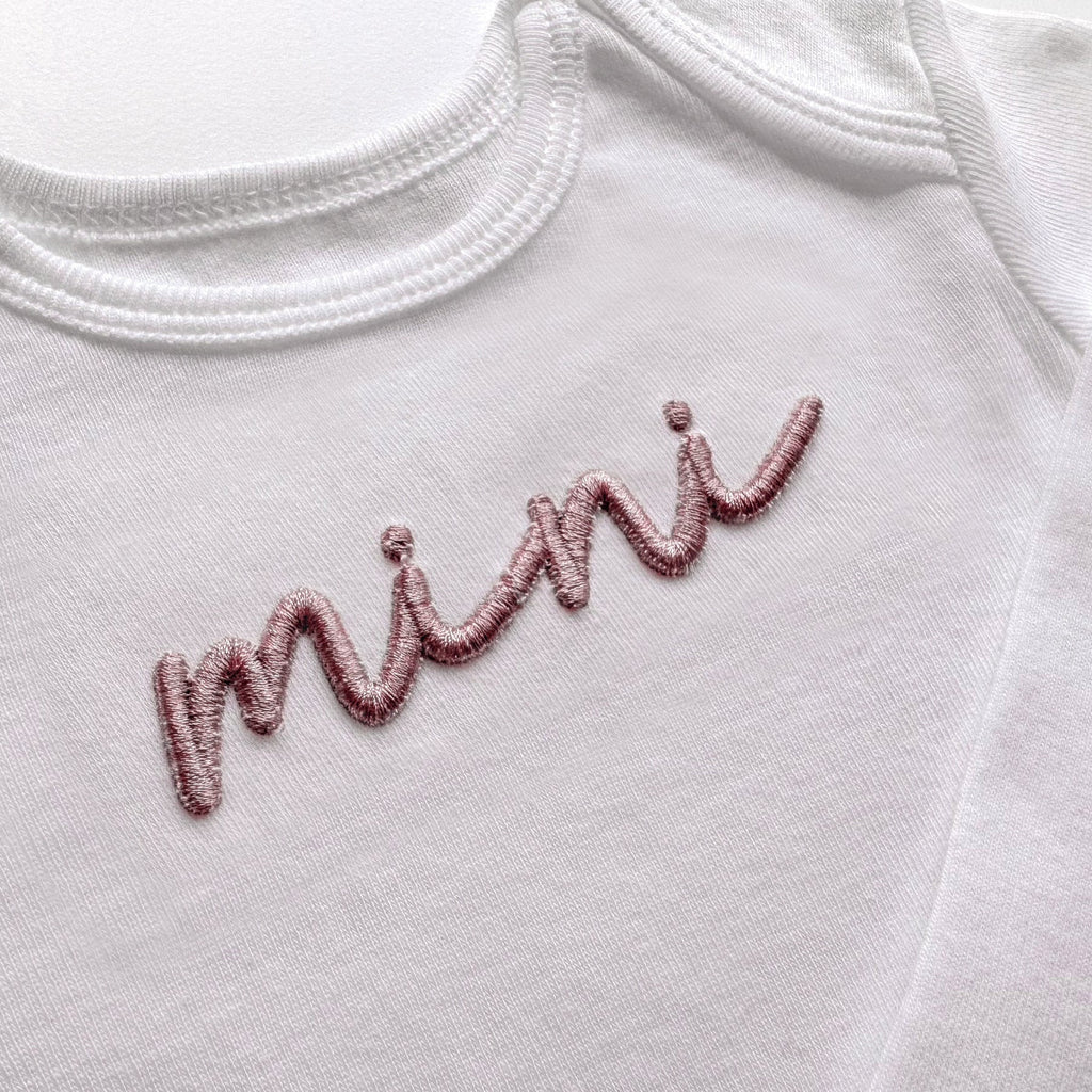 3D Puff Embroidered Mama & Mini Matching Set